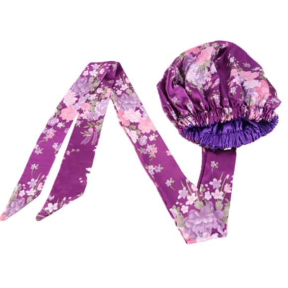 Satin-lined Wrap bonnets - Picture 12 of 16